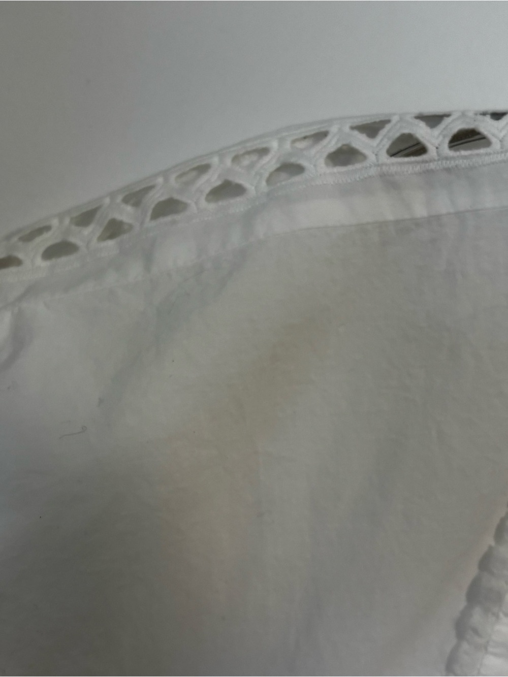 Madewell White Cotton Eyelet Square-Neck Blouse - Picture 5 of 6